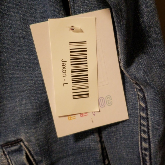 Lularoe Jaxon Jean Jacket Size L - Picture 3 of 6